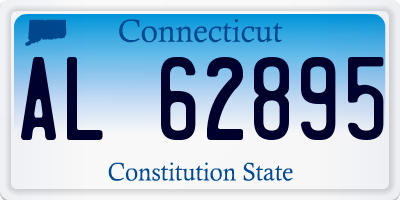 CT license plate AL62895