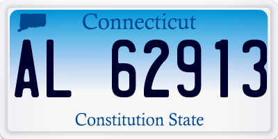 CT license plate AL62913