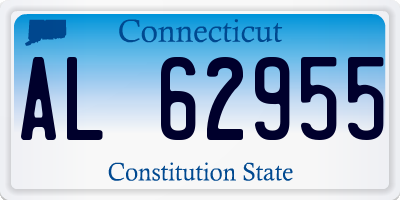 CT license plate AL62955