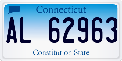 CT license plate AL62963