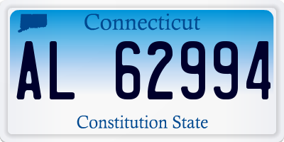 CT license plate AL62994