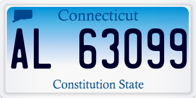 CT license plate AL63099