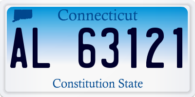 CT license plate AL63121