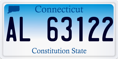 CT license plate AL63122