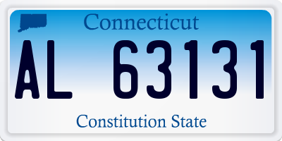 CT license plate AL63131