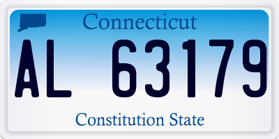 CT license plate AL63179