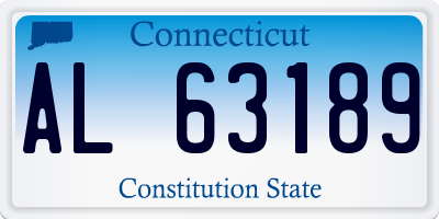 CT license plate AL63189