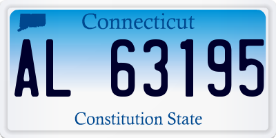CT license plate AL63195