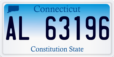 CT license plate AL63196