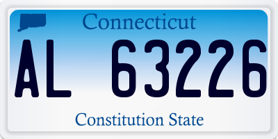 CT license plate AL63226
