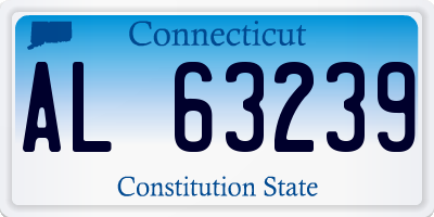 CT license plate AL63239