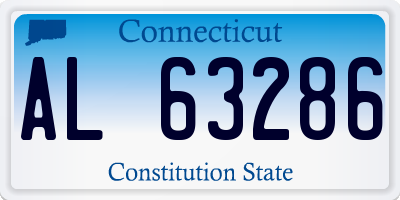CT license plate AL63286