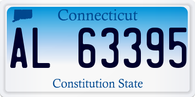 CT license plate AL63395
