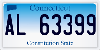 CT license plate AL63399