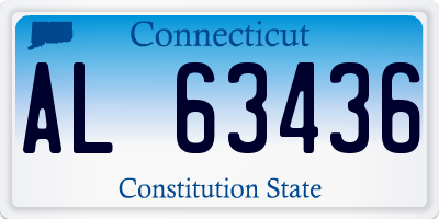 CT license plate AL63436