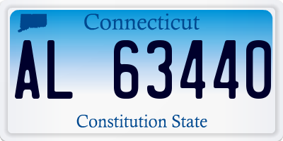 CT license plate AL63440