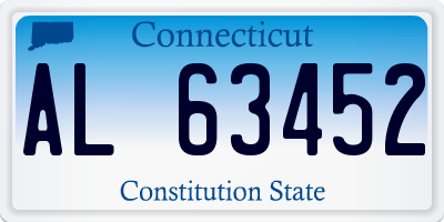 CT license plate AL63452