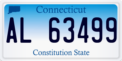CT license plate AL63499