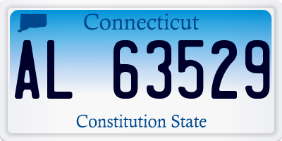 CT license plate AL63529