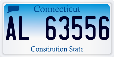 CT license plate AL63556