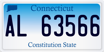 CT license plate AL63566