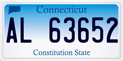 CT license plate AL63652