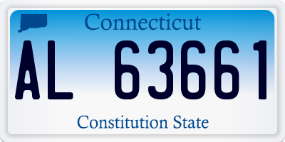 CT license plate AL63661