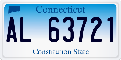 CT license plate AL63721