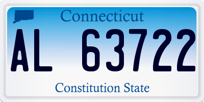 CT license plate AL63722
