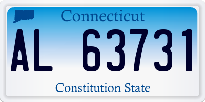 CT license plate AL63731