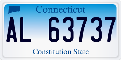 CT license plate AL63737