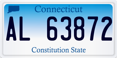 CT license plate AL63872