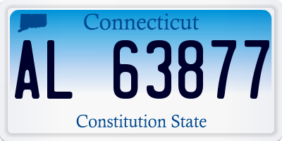 CT license plate AL63877
