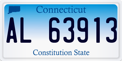 CT license plate AL63913