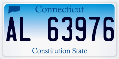 CT license plate AL63976