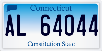 CT license plate AL64044