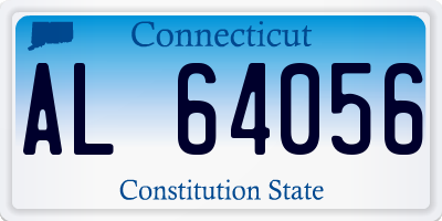CT license plate AL64056