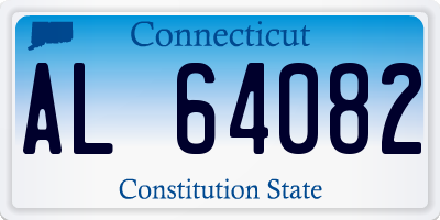 CT license plate AL64082