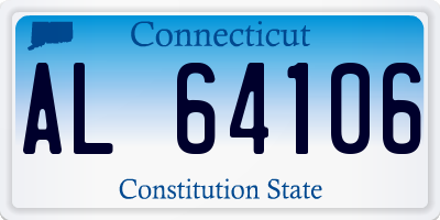 CT license plate AL64106