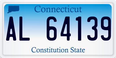 CT license plate AL64139