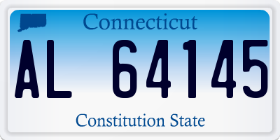 CT license plate AL64145