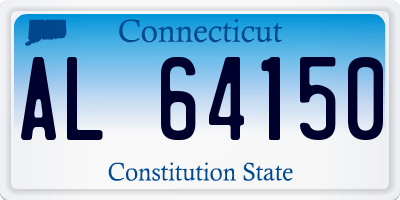 CT license plate AL64150