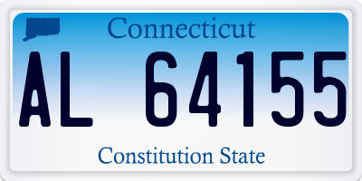 CT license plate AL64155