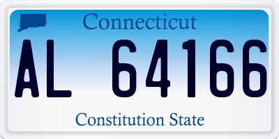 CT license plate AL64166