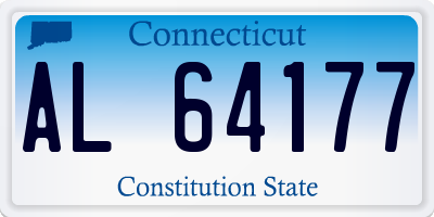 CT license plate AL64177