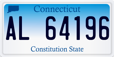 CT license plate AL64196