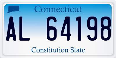 CT license plate AL64198