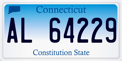 CT license plate AL64229