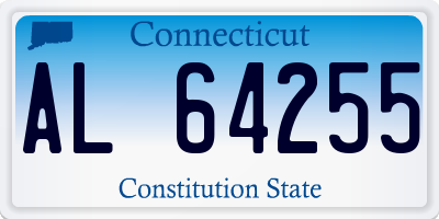 CT license plate AL64255