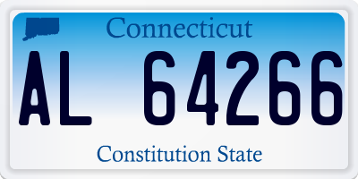 CT license plate AL64266